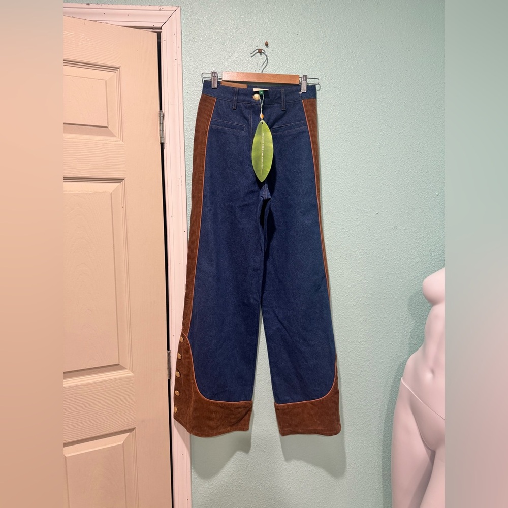 Farm Rio WESTERN DENIM WIDE PANTS
LOW WAISTED Denim